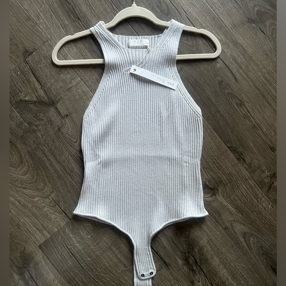 One Grey Day Tank Bodysuit